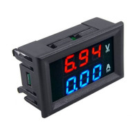 Ψηφιακό όργανο πίνακος βολτόμετρο και αμπερόμετρο LCD SLIM