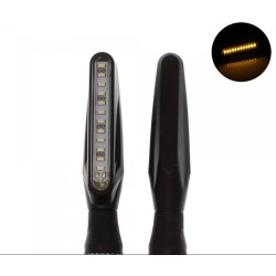 Φλάς μηχανής LED πορτοκαλί universal 12 SMD 12V IP65 σετ 2 τεμ. YN-WL01