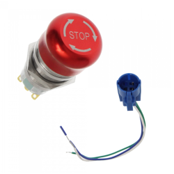 Αδιάβροχος διακόπτης ασφαλείας ON/OFF 12V/24V 3 pins με πλαστική βάση RCHANG OEM