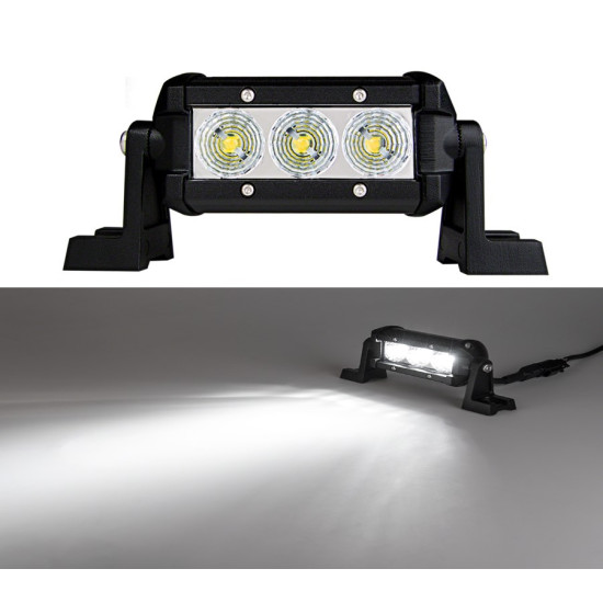 ΛΕΠΤΟΣ ΑΔΙΑΒΡΟΧΟΣ LED LIGHT BAR 9W 12 - 24 VDC 30° ΟΕΜ