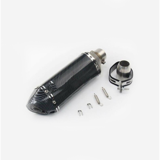 ΤΕΛΙΚΟ ΕΞΑΤΜΙΣΗΣ  REPLICA  AKRAPOVIC ME ΜΟΝΗ ΜΠΟΥΚΑ ΤΥΠΟΥ CARBON 39 CM ΟΕΜ.