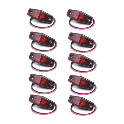 LED Φώτα Όγκου Φορτηγών IP66 Κόκκινο 12v-24v 10 τεμάχια - ΟΕΜ