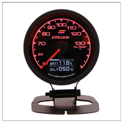 Ψηφιακό Όργανο για θερμοκρασία λαδιού 62mm 2.5″ & βολτόμετρο