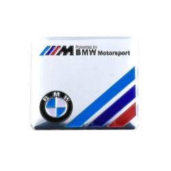 Αυτοκόλλητο Αλουμινίου M BMW Motorsport – Ασημί.