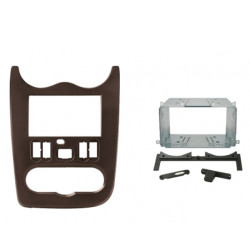 Πρόσοψη 2din Dacia Duster (Καφέ σκούρο)