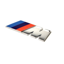 Αυτοκόλλητο Σήμα Αυτοκινήτου Bmw Σειρά M 1.7 x 4.5cm σε Ασημί Χρώμα