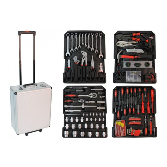 Βαλίτσα Τρόλευ Εργαλείων με 186 Τεμάχια Swiss Kraft ΟΕΜ