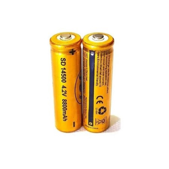 Επαναφορτιζόμενη μπαταρία SD 14500 Li-ion 8800mAh 4.2V (1 τμχ.)