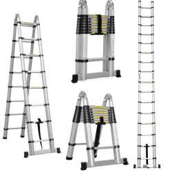 Τηλεσκοπική Σκάλα Αλουμινίου Αναδιπλούμενη 2.50 x 2.50m - ΟΕΜ