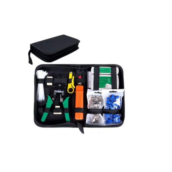 Σετ Εργαλείων Επισκευής Δικτύου 11 Σε 1 Με Θήκη Μεταφοράς-ΟΕΜ