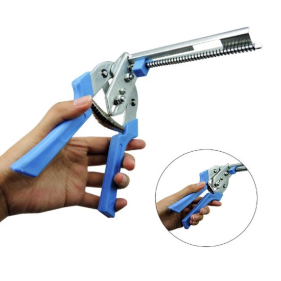 Πένσα κλουβιού και Τοποθέτηση σφιγκτήρα στερέωσης 600 καρφιά-ΟΕΜ.