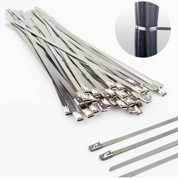 ΜΕΤΑΛΛΙΚΑ ΑΝΟΞΕΙΔΩΤΑ ΔΕΜΑΤΙΚΑ ΚΑΛΩΔΙΩΝ 4,6*200mm - 50ΤΕΜ OEM 