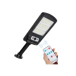 Αδιάβροχος Ηλιακός Προβολέας 225 SMD LED  - Φωτιστικό Δρόμου με Τηλεχειριστήριο, Ανιχνευτή Κίνησης, Φωτοκύτταρο & Φωτοβολταϊκό Πάνελ - W755-3 - ΟΕΜ