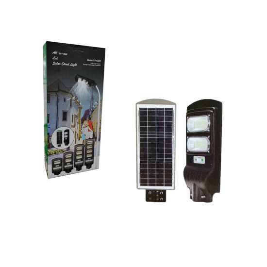 Ηλιακό Φωτιστικό δρόμου LED 100W με ενσωμ. πάνελ + μεταλλική βάση - ΟΕΜ Ηλιακό Φωτιστικό δρόμου LED 100W με ενσωμ. πάνελ + μεταλλική βάση - ΟΕΜ