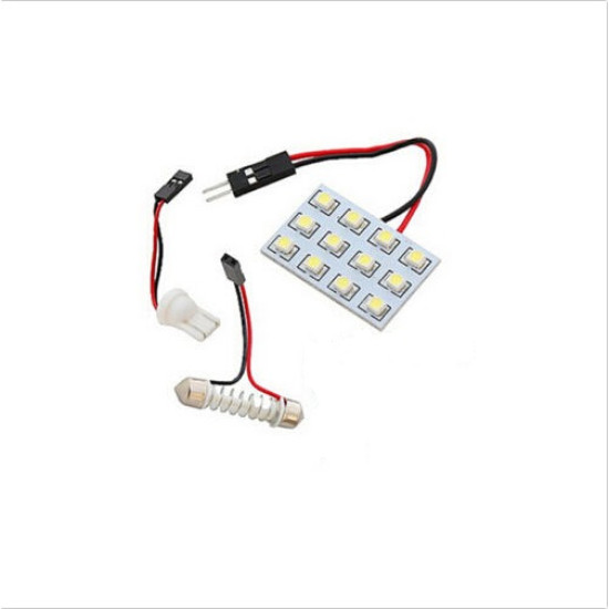 Φωτιστικό COB LED Πλαφονιέρας Αυτοκινήτου BA9S Festoon με 12 SMD 5050 ΟΕΜ