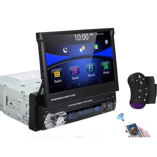XIANPING Αναδιπλούμενη οθόνη 1 Din - Bluetooth XIANPING Αναδιπλούμενη οθόνη 1 Din - Bluetooth