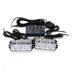 Φώτα strobe 4 τεμαχίων κόκκινο-μπλέ - ΟΕΜ