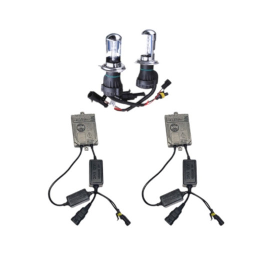 Φώτα XENON Η4 Αυτοκινήτου 55Watt – Πλήρες Kit H.I.D - ΟΕΜ