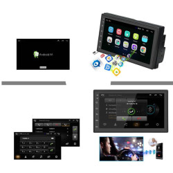 Οθόνη αυτοκινήτου 2din Universal 7″ ANDROID 9.1 slim