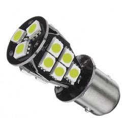 Διπολική λάμπα 1157 LED Λευκή 12V DC 23 LED 1 τεμ. OEM