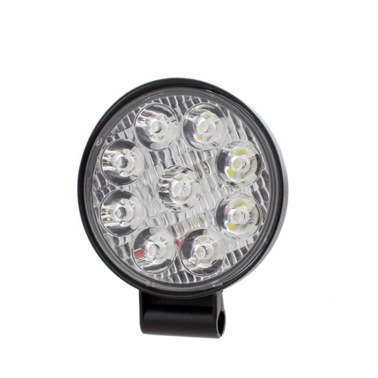 LED mini προβολέας στρογγυλός κατευθυντικός 9 SMD 27W 12V/24V IP67 2430LM 6000K αδιάβροχος για βάρκες τρακτέρ φορτηγά αυτοκίνητα YN-WORK-27W