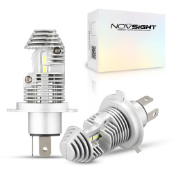 LED Λάμπες H4 LED 12V 2 ΤΜΧ-25W 4000LM 6000K IP68 A500 N36 NOVSIGHT LED Λάμπες H4 LED 12V 2 ΤΜΧ-25W 4000LM 6000K IP68 A500 N36 NOVSIGHT