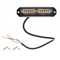 Φανάρι LED πορτοκαλί με 26 λειτουργίες 12/24V 5000lm12 SMD Ultra Bright IP66-OEM