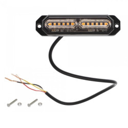 Φανάρι LED πορτοκαλί με 26 λειτουργίες 12/24V 5000lm12 SMD Ultra Bright IP66-OEM