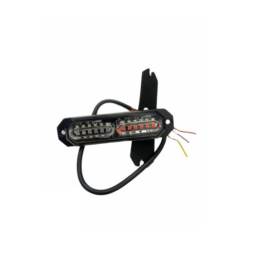 Φανάρι LED κόκκινο/μπλέ με 26 λειτουργίες 12/24V 5000lm12 SMD Ultra Bright IP66-OEM