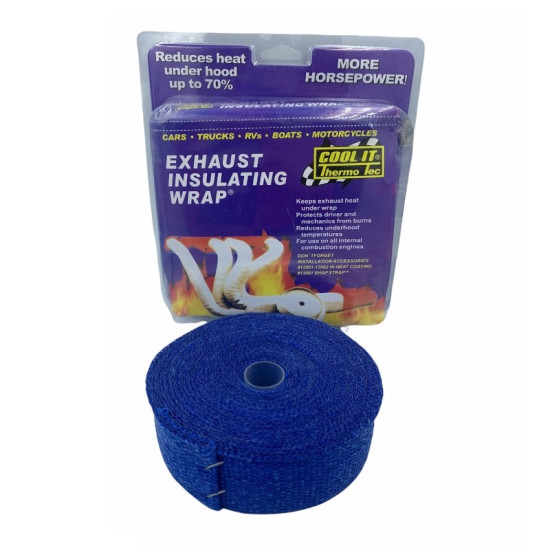 ΜΟΝΩΤΙΚΗΤΑΙΝΙΑ EXHAUST INSULATING WRAP COOLIT ΜΠΛΕ-OEM