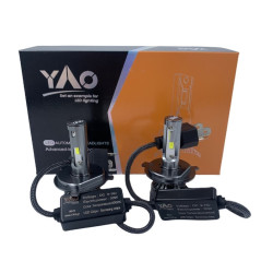 LED Λάμπες 2 ΤΜΧ H4 CANBUS 6500K 30W 3000LM YAO. LED Λάμπες 2 ΤΜΧ H4 CANBUS 6500K 30W 3000LM YAO.