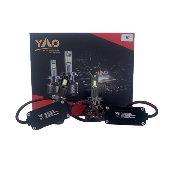 LED Λάμπες 2 ΤΜΧ H7 CANBUS 6500K 65W 3000LM YAO. LED Λάμπες 2 ΤΜΧ H7 CANBUS 6500K 65W 3000LM YAO.