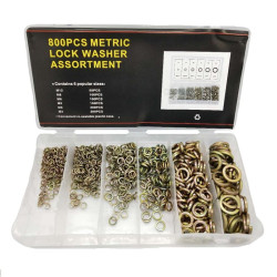 Ροδέλες βίδας – Washers screws – 800τεμ. Χρυσές - ΟΕΜ