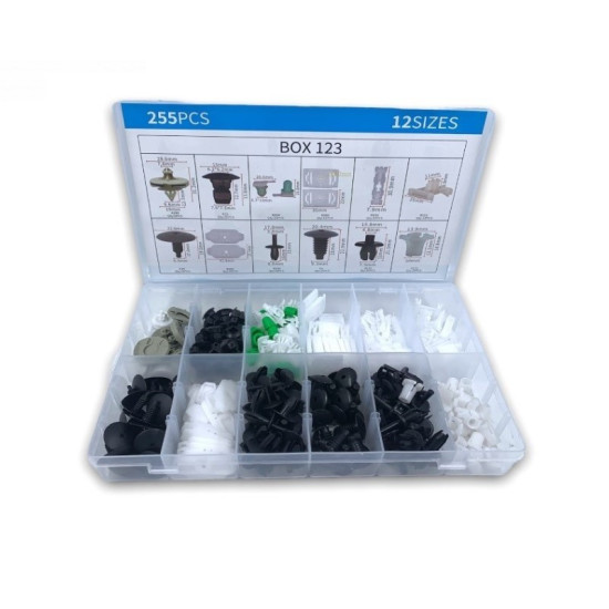 Κουμπώματα – κλιπ 255 τεμαχίων για VW - OEM.