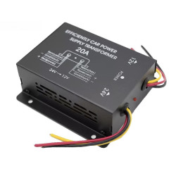 Μετατροπέας ρεύματος αυτοκινήτου-φορτηγού 24V DC σε 12V DC 20A ROLINGER. Μετατροπέας ρεύματος αυτοκινήτου-φορτηγού 24V DC σε 12V DC 20A ROLINGER.