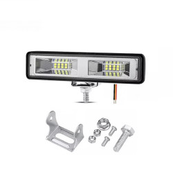 LED προβολάκι μπάρα 12-24V 48w μεταλλική αδιάβροχη με λειτουργία strobe – ΟΕΜ.
