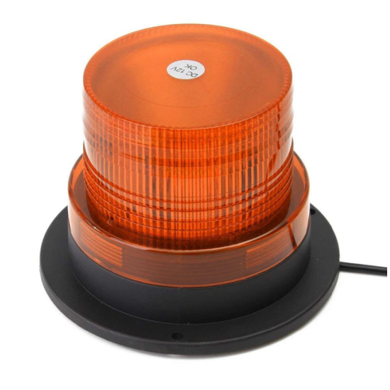 Μαγνητικός φάρος LED πορτοκαλί 12V 52065X - ΟΕΜ