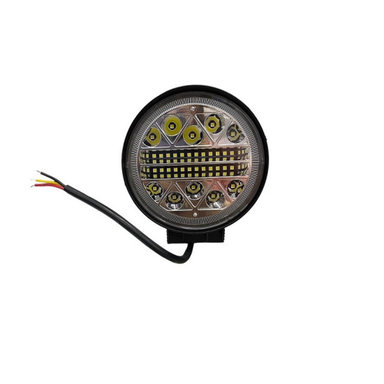 LED προβολέας αυτοκινήτου αδιάβροχος 2 σκάλες σταθερό + stobe 102W 6000K – ΟΕΜ