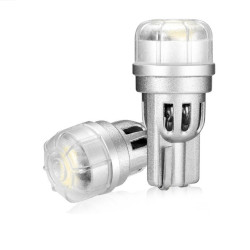 T10 LED 12V 3 SMD 3020 3W 188LM 6500K ψυχρό λευκό 2 τεμάχια A500 SL2 T10W NOVSIGHT 