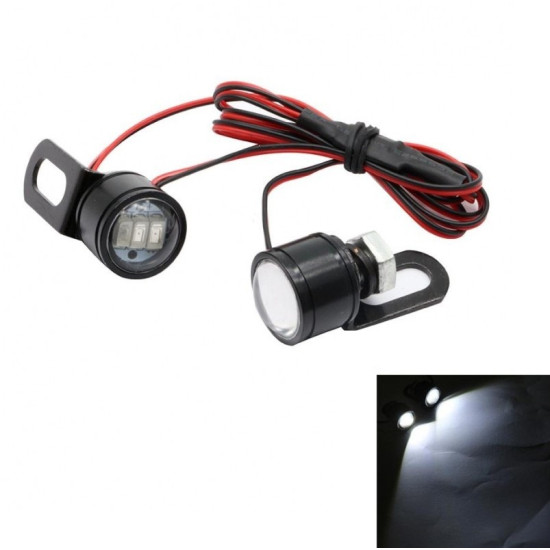 Φώτα Μοτοσικλέτας LED Flash Strobe Backup DRL 1W 0.1A 50lm σε Λευκό 12V - ΟΕΜ Φώτα Μοτοσικλέτας LED Flash Strobe Backup DRL 1W 0.1A 50lm σε Λευκό 12V - ΟΕΜ