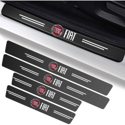 Σετ Προστατευτικά Εσωτερικά Μασπιέ Πόρτας FIAT Carbon Style Αυτοκόλλητα