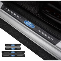 Σετ Προστατευτικά Εσωτερικά Μασπιέ Πόρτας FORD Carbon Style Αυτοκόλλητα