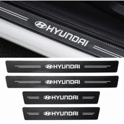 Σετ Προστατευτικά Εσωτερικά Μασπιέ Πόρτας HYUNDAI Carbon Style Αυτοκόλλητα
