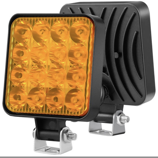 Προβολέας Ομίχλης Εργασίας 48W 4800lm Αδιάβροχο IP65 Πορτοκαλί/Amber ΟΕΜ Προβολέας Ομίχλης Εργασίας 48W 4800lm Αδιάβροχο IP65 Πορτοκαλί/Amber ΟΕΜ