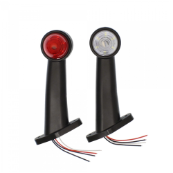 Πλευρικά φώτα όγκου LED 12 SMD 10-30V IP65 κόκκινο και λευκό για φορτηγό σετ 2 τεμαχίων - ΟΕΜ Πλευρικά φώτα όγκου LED 12 SMD 10-30V IP65 κόκκινο και λευκό για φορτηγό σετ 2 τεμαχίων - ΟΕΜ