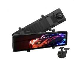 Καθρέπτης Αυτοκινήτου με Οθόνη LCD 10' Κάμερα Καταγραφικό Full HD 1280p DVR, Κάμερα Οπισθοπορείας, Αισθητήρα Κίνησης G Sensor, Parking – OEM 