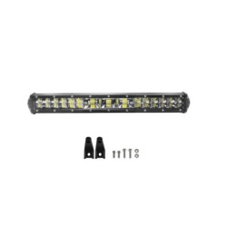 LED Αδιάβροχη Μπάρα Αλουμινίου 12V-24V 37cm 144W 48 LED IP68 8420LM 6000K