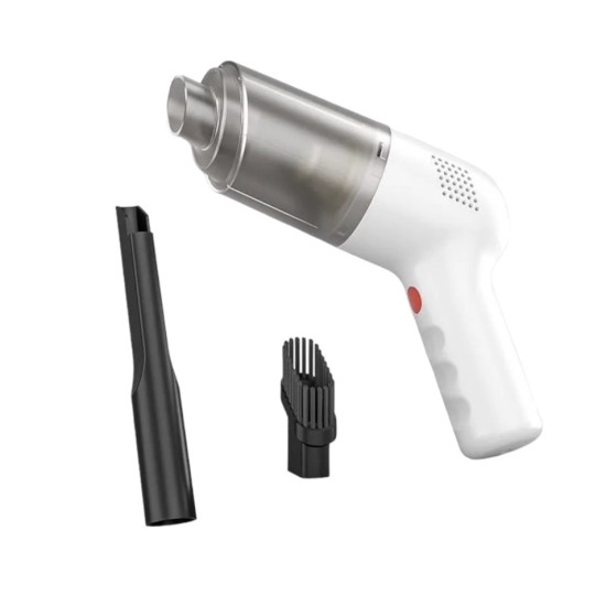 Σκουπάκι Αυτοκινήτου Στερεών Επαναφορτιζόμενο 12V Λευκό (VC-01A) Σκουπάκι Αυτοκινήτου Στερεών Επαναφορτιζόμενο 12V Λευκό (VC-01A)