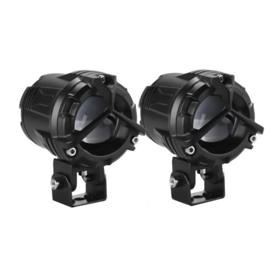 Universal Προβολάκια Αλουμινίου Μοτοσυκλέτας 80W Λευκού, Κίτρινου Φωτισμού 2τμχ ΟΕΜ Universal Προβολάκια Αλουμινίου Μοτοσυκλέτας 80W Λευκού, Κίτρινου Φωτισμού 2τμχ ΟΕΜ