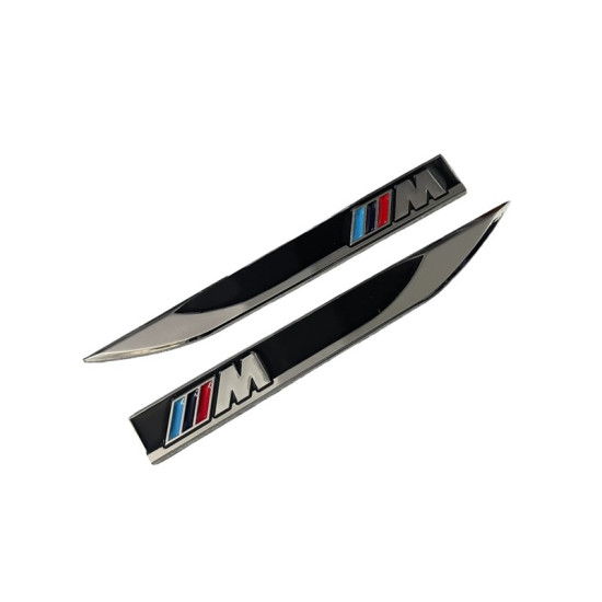 ΣΕΤ ΜΕΤΑΛΛΙΚΑ ΜΑΧΑΙΡΙΑ BMW M ΑΝΑΓΛΥΦΑ ΜΕ ΤΑΙΝΙΑ ΔΙΠΛΗΣ ΟΨΕΩΣ 3Μ